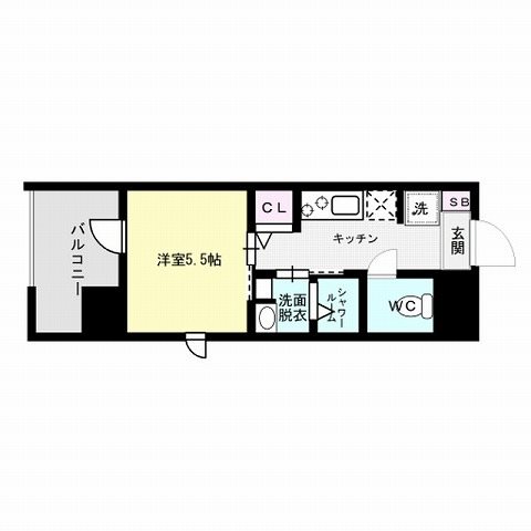 パグーロ西新南  間取り