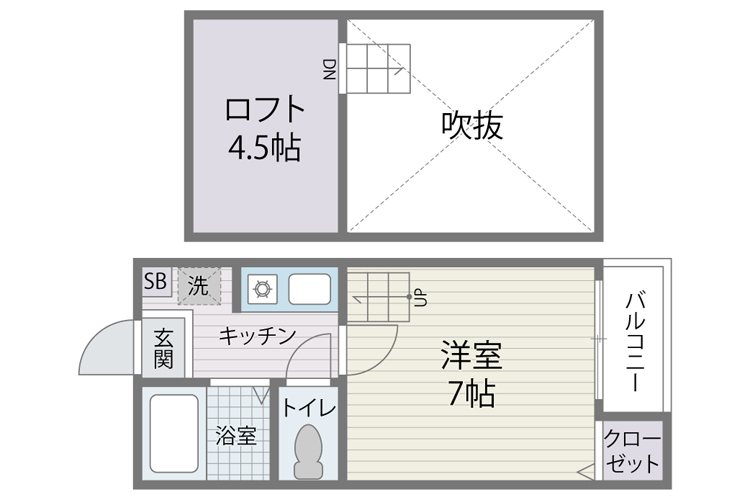 クラージュ日赤通り 間取り