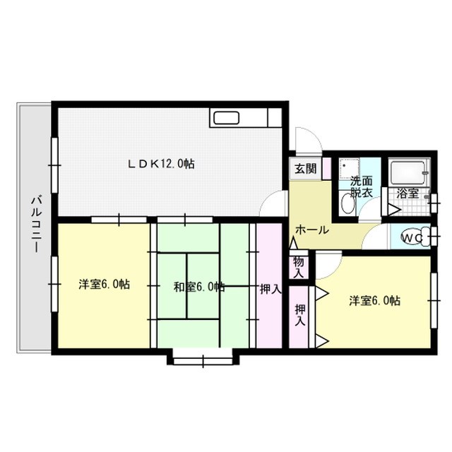 プラム惣利 間取り図