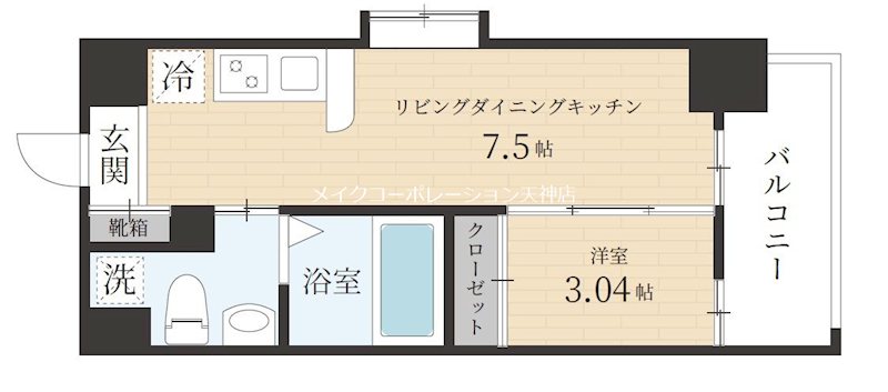 ルネッサンス21赤坂けやき通り 間取り