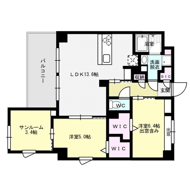 パンセス大橋 間取り