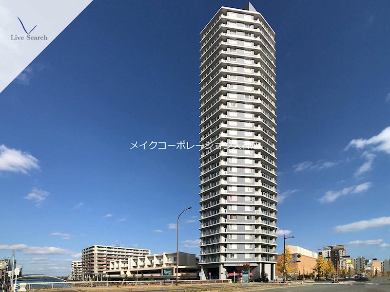 ラクレイス西新レジデンシャルタワー 外観