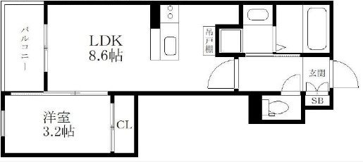 東油山TERRACE  間取り