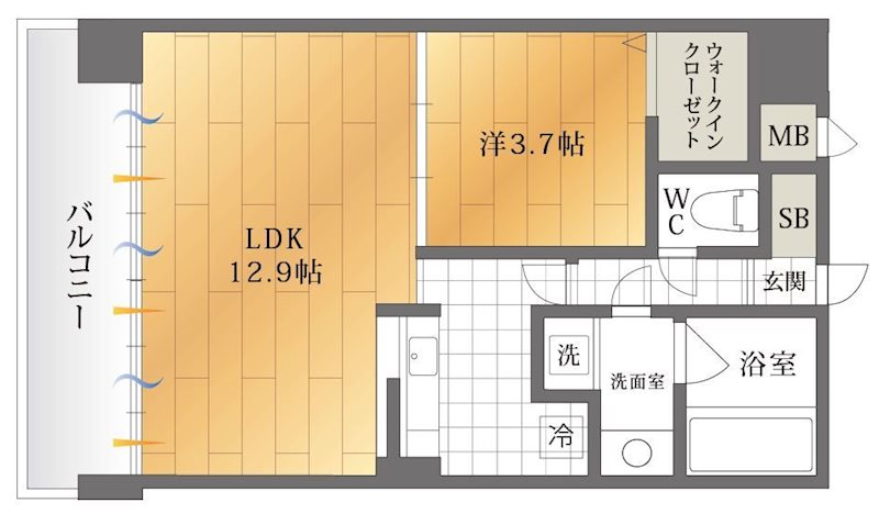 ナビールコート薬院 間取り