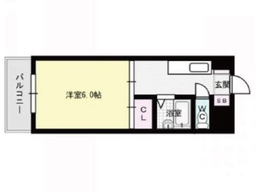 ホワイトマンション西新 間取り