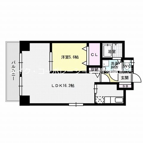 ホワイトピア博多駅南 間取り