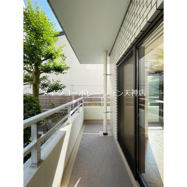 レジデンス高宮 ベランダ