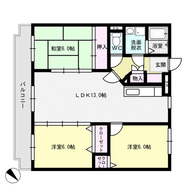 アゼリア97  202号室 間取り