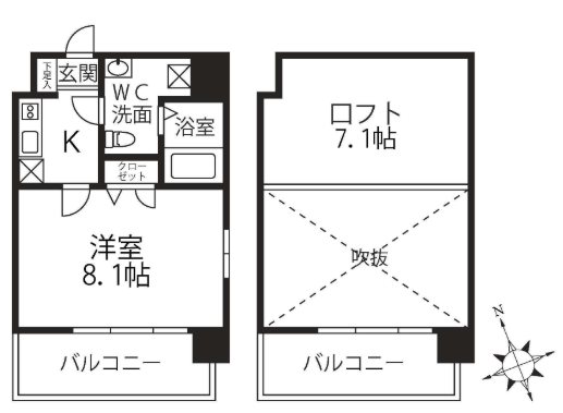 Pond Mum SUMIYOSHI 間取り
