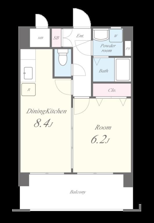 ソレイユ六本松 間取り