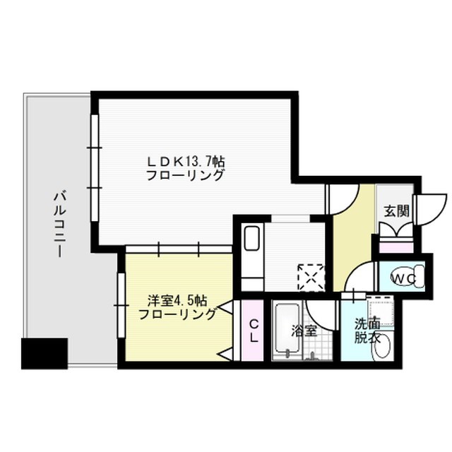 ＫＤＸレジデンス大濠ハーバービュータワー  間取り