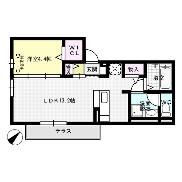 ファーストレジデンス野間 101号室 間取り