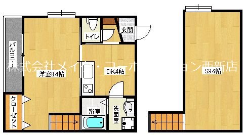 アルファーレ姪浜駅南 間取り
