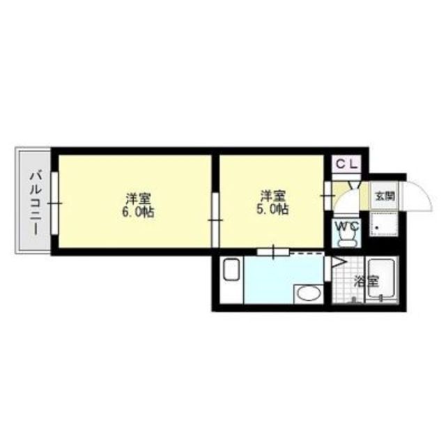 アクエルド城南  間取り