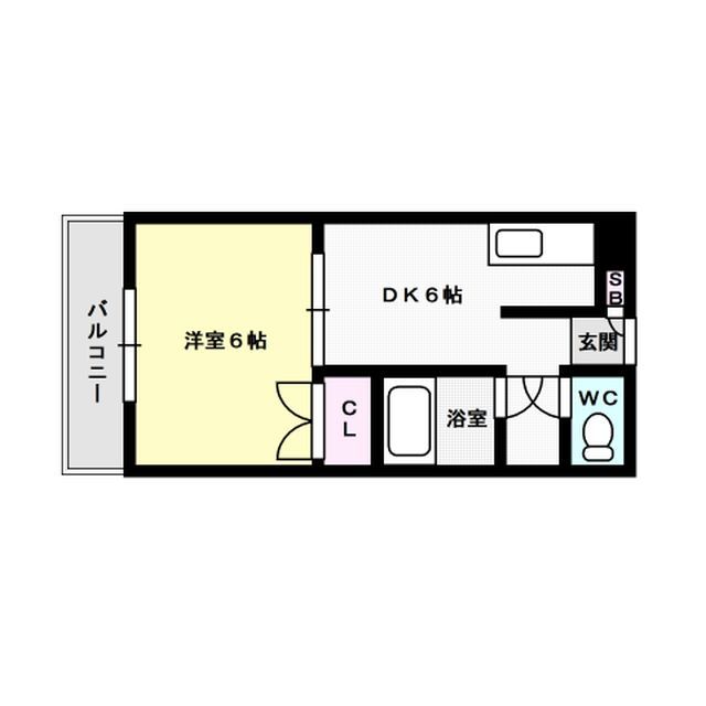 ヴィファイブ河波 704号室 間取り