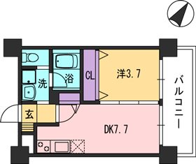コンダクト福岡東  間取り