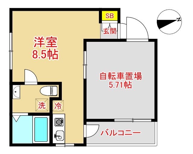 ガレット藤崎南 間取り