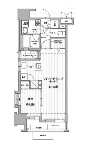 アクタス博多アネックス 間取り図