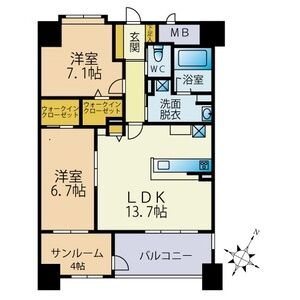 Le・Mer港（ラ・メール港）  間取り