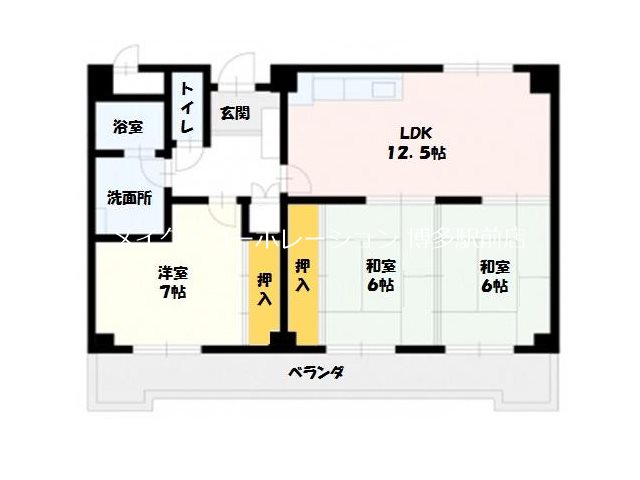 アース・フレンドリー那珂 間取り