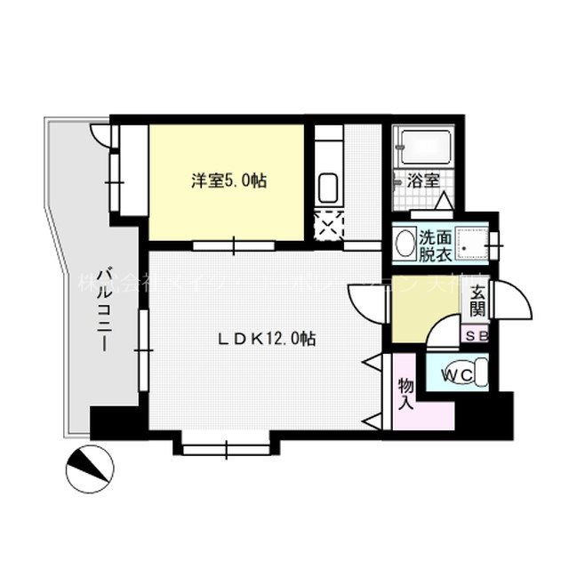 グランドール薬院 間取り
