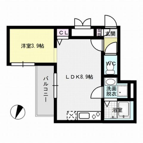 Branche西新 間取り