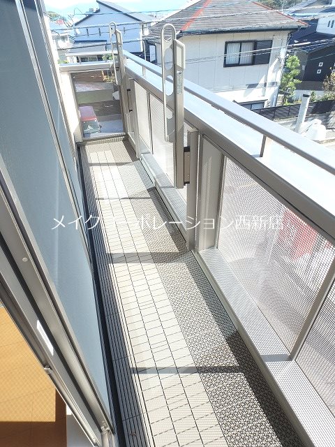 ハイム南片江A棟 ベランダ
