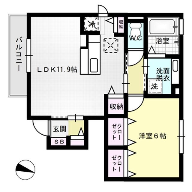 seed 101号室 間取り