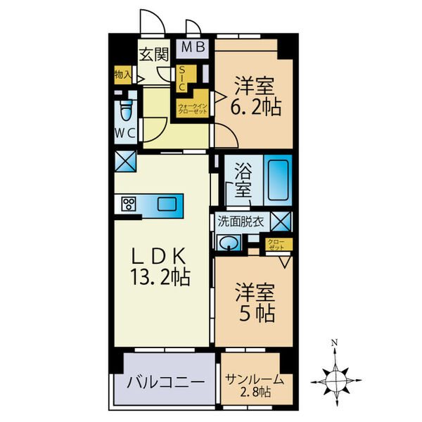 グランタイム都町 間取り