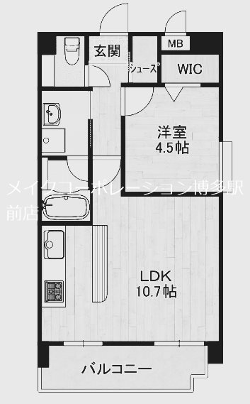 AVERIO住吉 間取り
