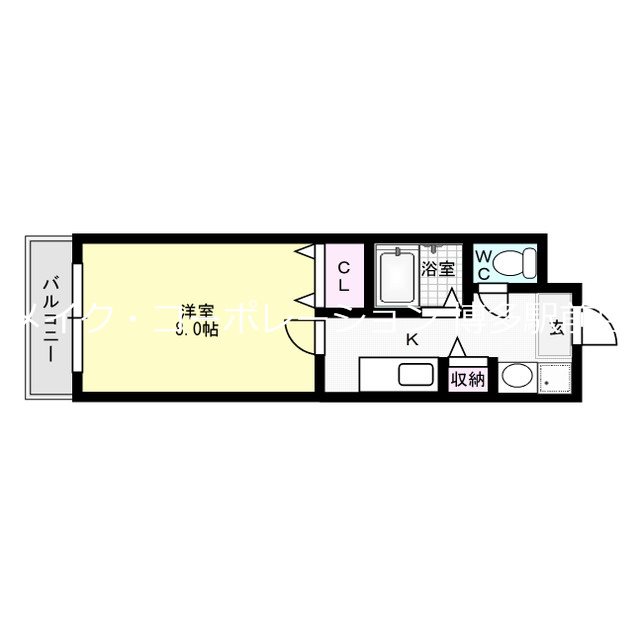 サンインクリース吉塚  間取り