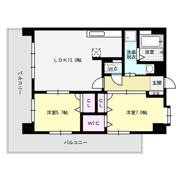 ツインリバーマーレ 間取り