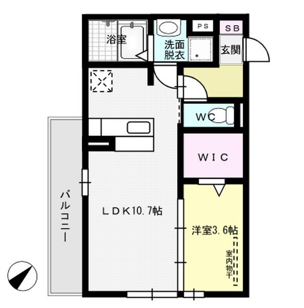 D-room博多駅南 302号室 間取り