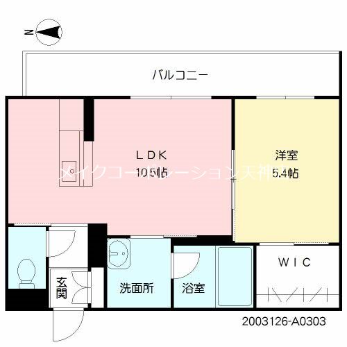 パークサイド唐人町 間取り
