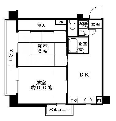 ダイアパレス大濠公園 間取り