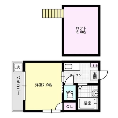 リバティ博多 間取り図