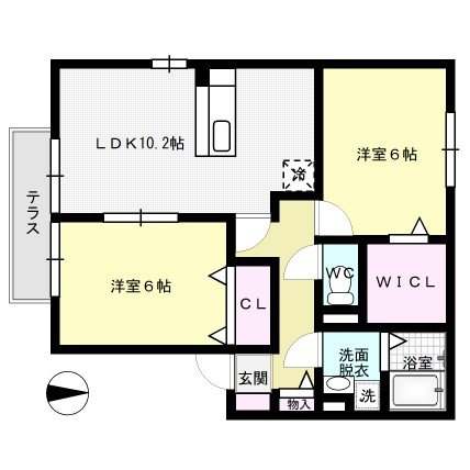 アメニティ壱番館 間取り図