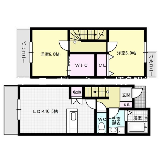 R'sResidence板付 間取り