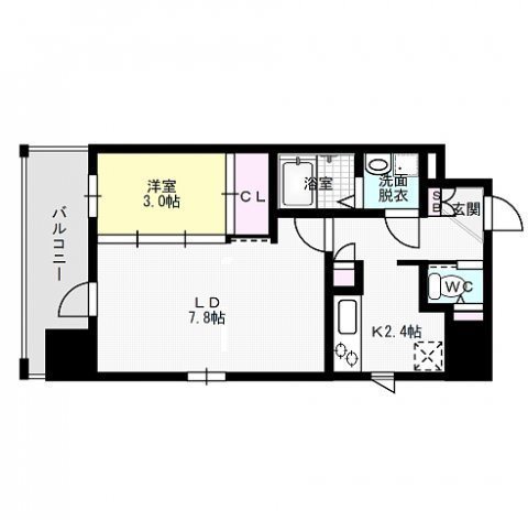 ネストピア西新～ネット無料～ 間取り