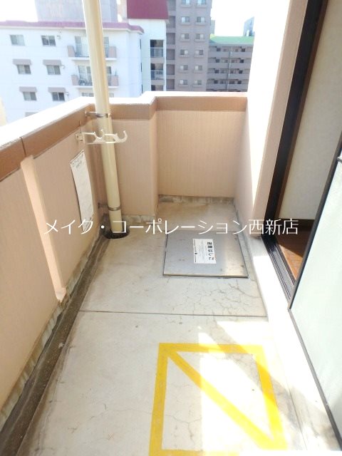 グレイス西新 ベランダ