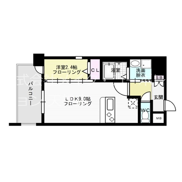 ルブラン箱崎  間取り図