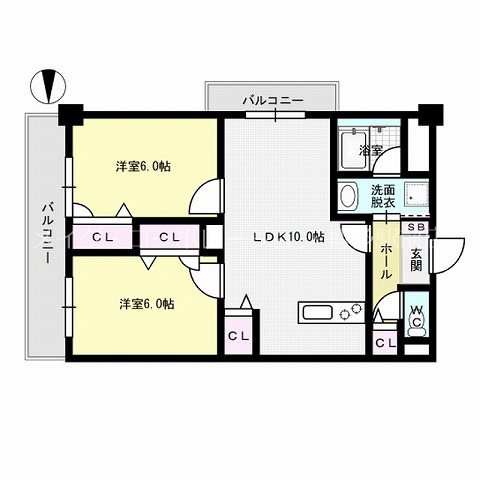 アミティエ博多駅南 間取り