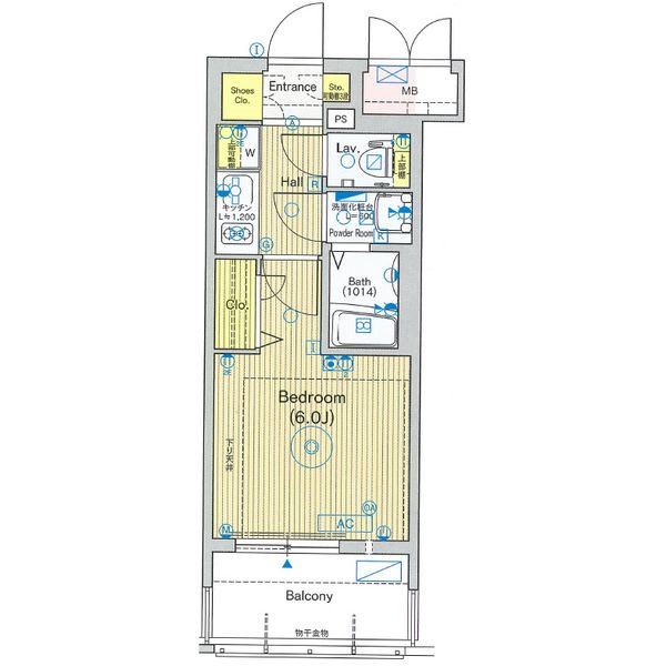 エステムプラザ博多駅南 間取り