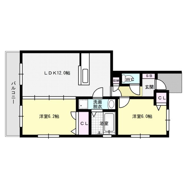 トレゾア壱番館  間取り