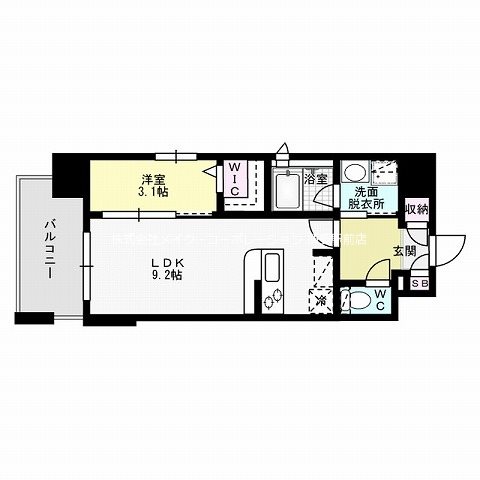 ネストピア県庁口駅前 間取り