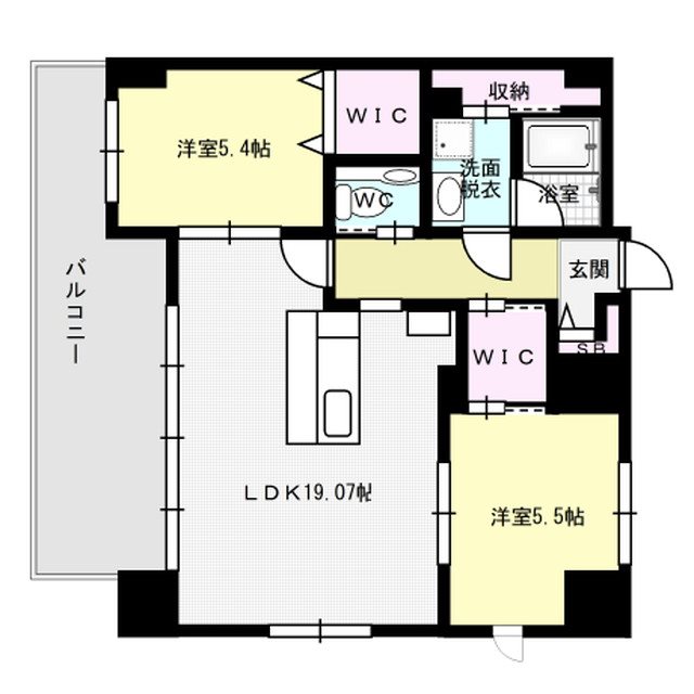 アクシオン薬院プレミアム 間取り