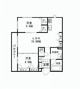 ブライトS6 間取り