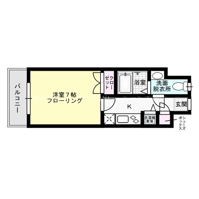 ピュアドーム六本松ローゼ 間取り