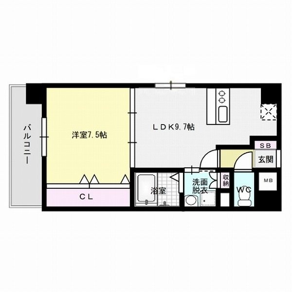 アースフレンドリー室見駅前 間取り