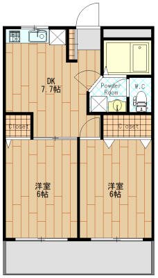 三愛室見駅前マンション  間取り